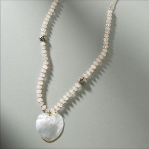 NWT Anthro Heart Tide Pool Pendant Necklace
